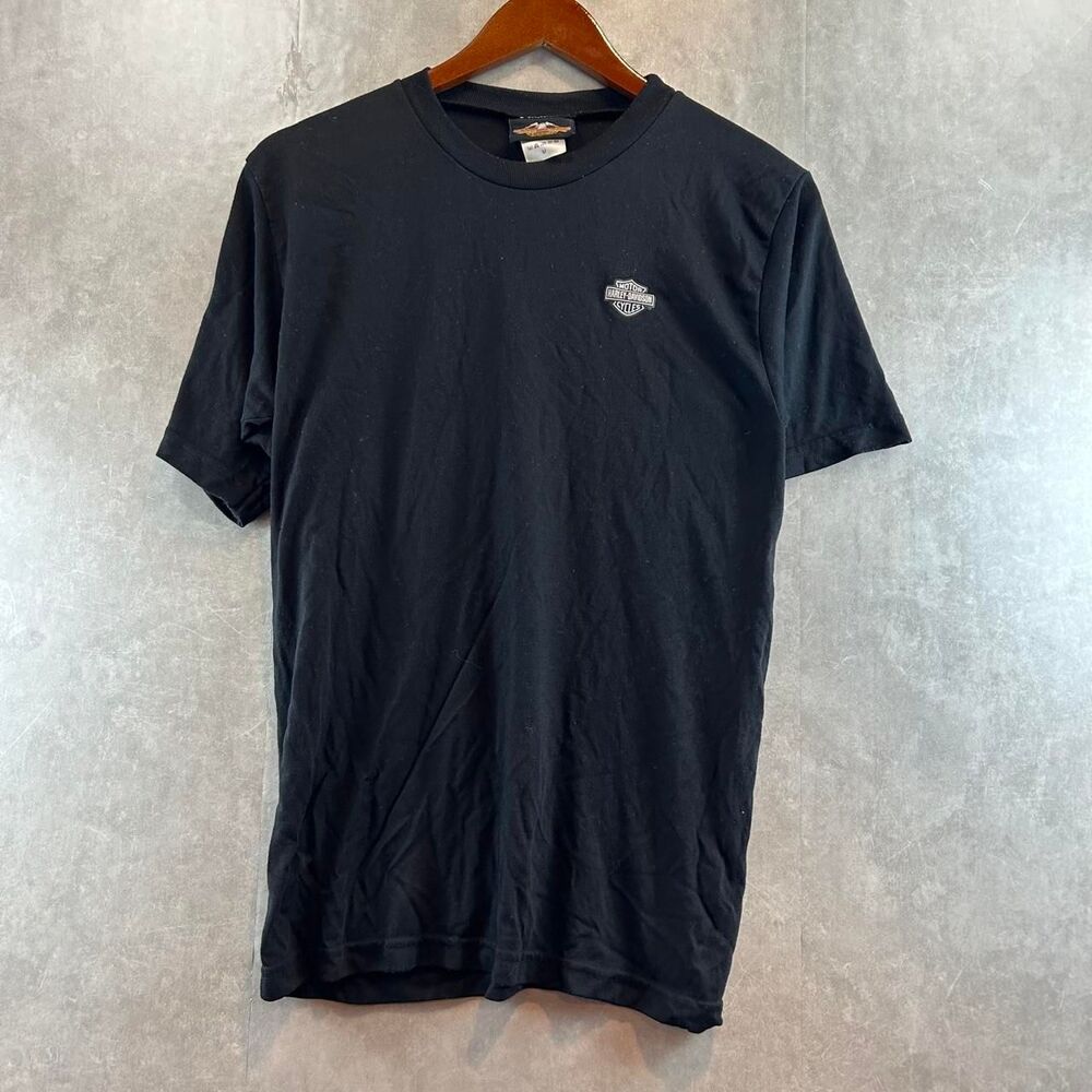 Harley-davidson Men's Black T-shirt